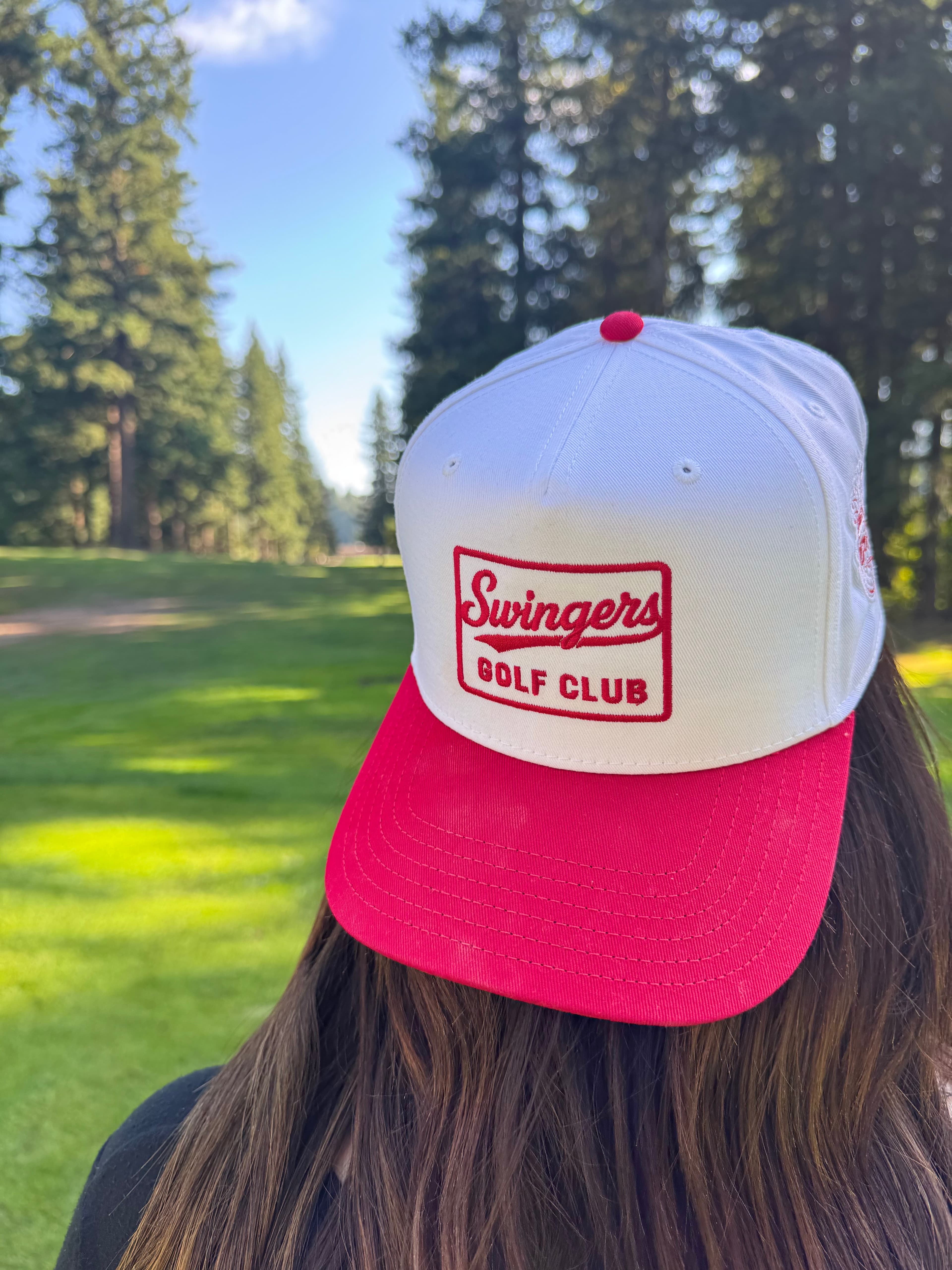 Swingers Club gear on the course